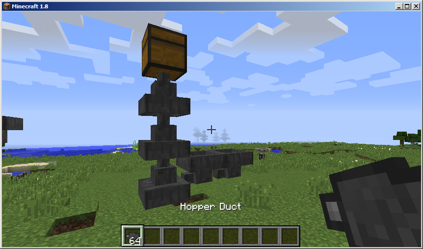 Minecraft hopper trading system